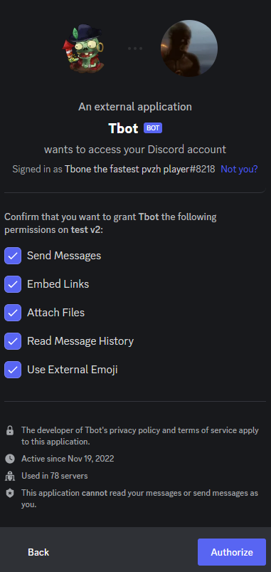 Bots Perms